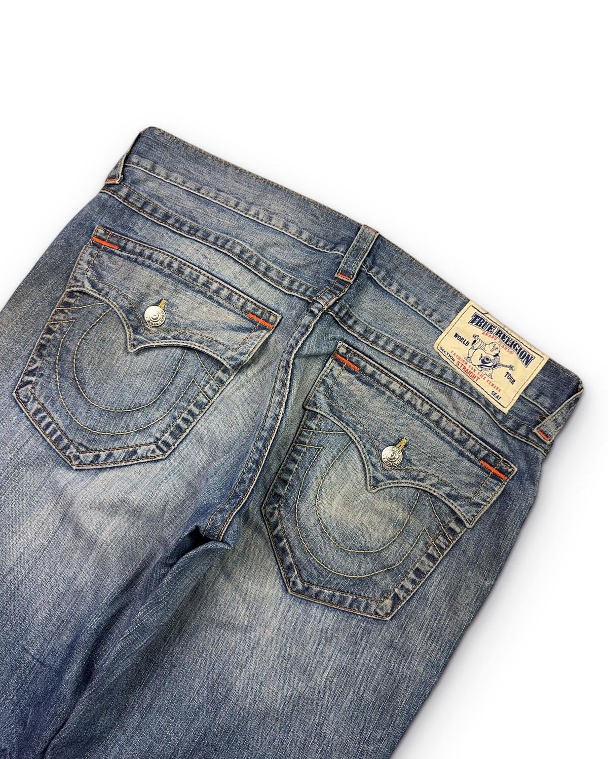 2000's True Religion Baggy/Bootcut Jeans * 38x36 (XXL)