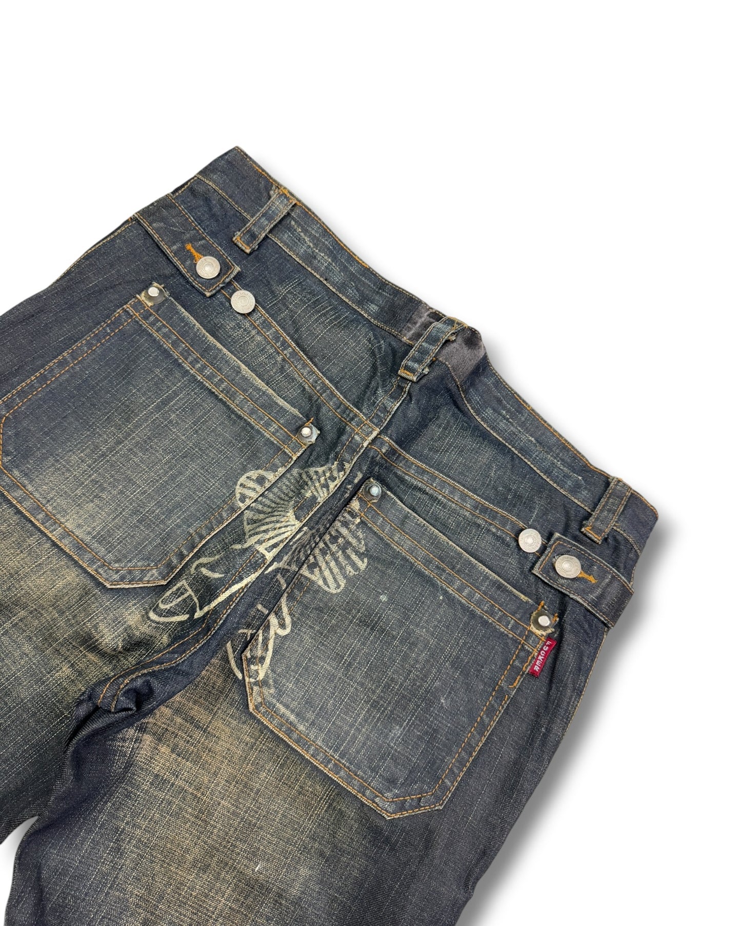2000's Dsquared BOOTLEG Straight/Baggy Jeans * 34x32 (L)
