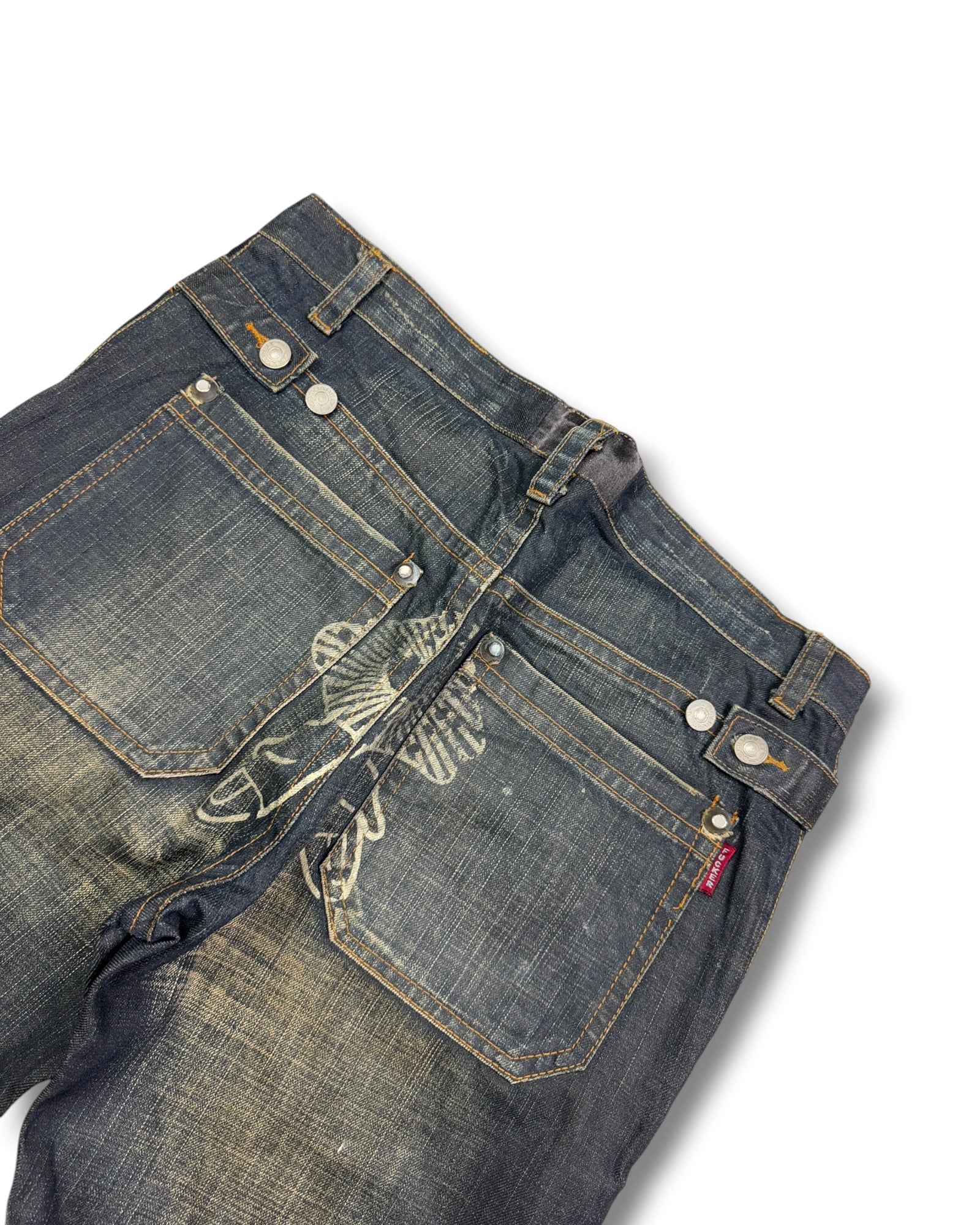 2000's Dsquared BOOTLEG Straight/Baggy Jeans * 34x32 (L)