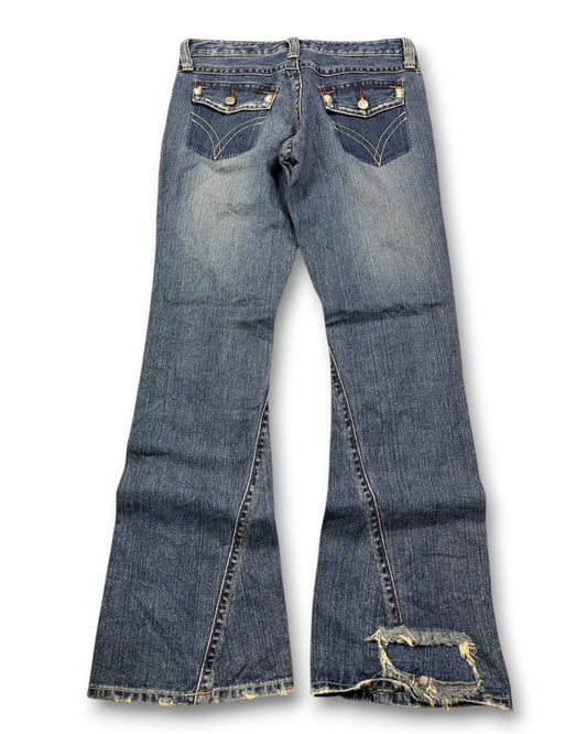 2000's Garage Low Waist/Bootcut Jeans Women's *rare 30x30 (M)