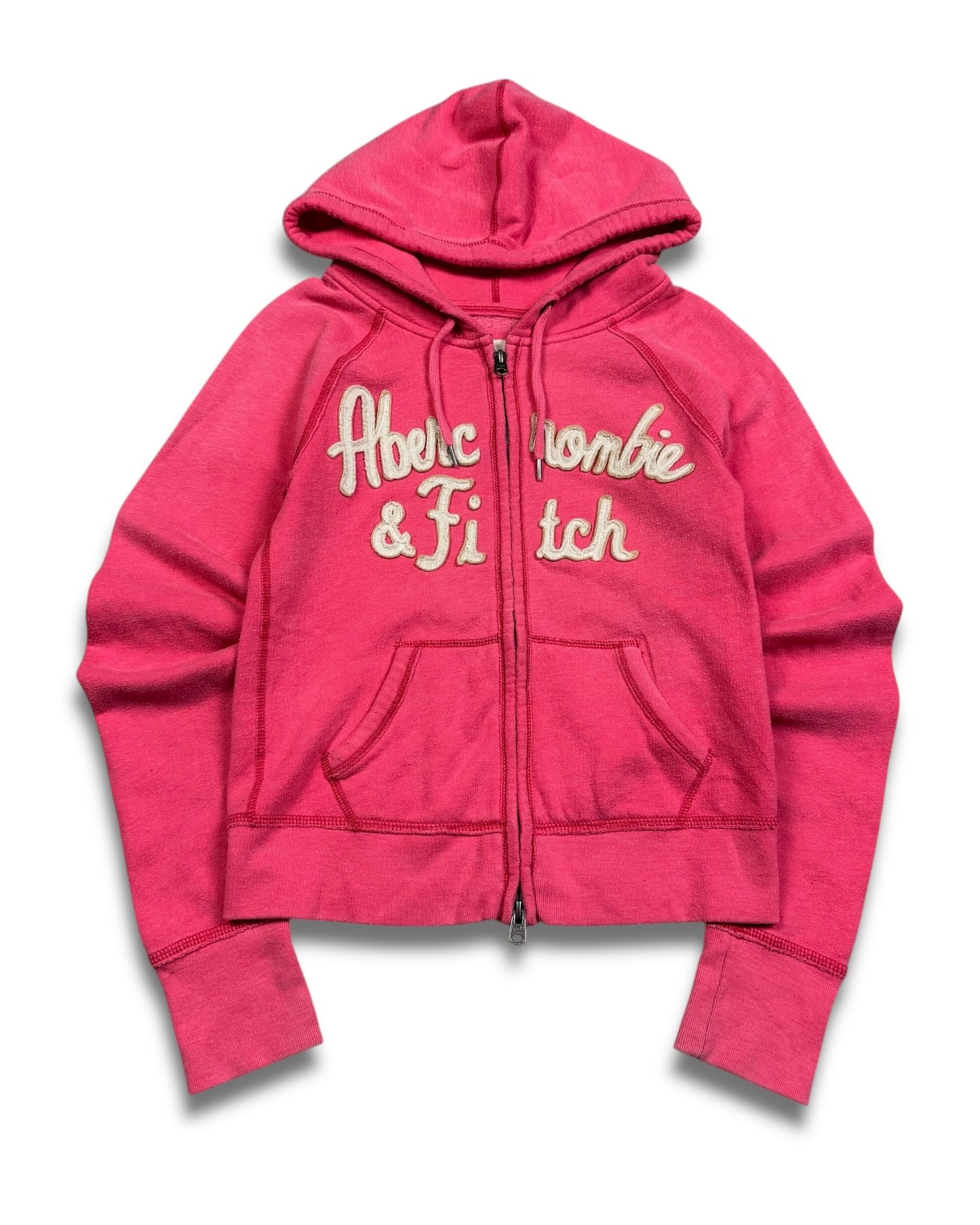 2000‘s Abercrombie & Fitch Cropped Fit Zip Hoodie Women‘s (M)