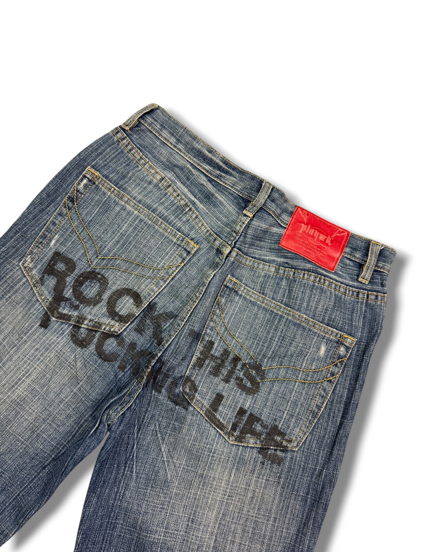 2000's Player Hip-hop Straight/Baggy Pants *rare 30x32 (M)