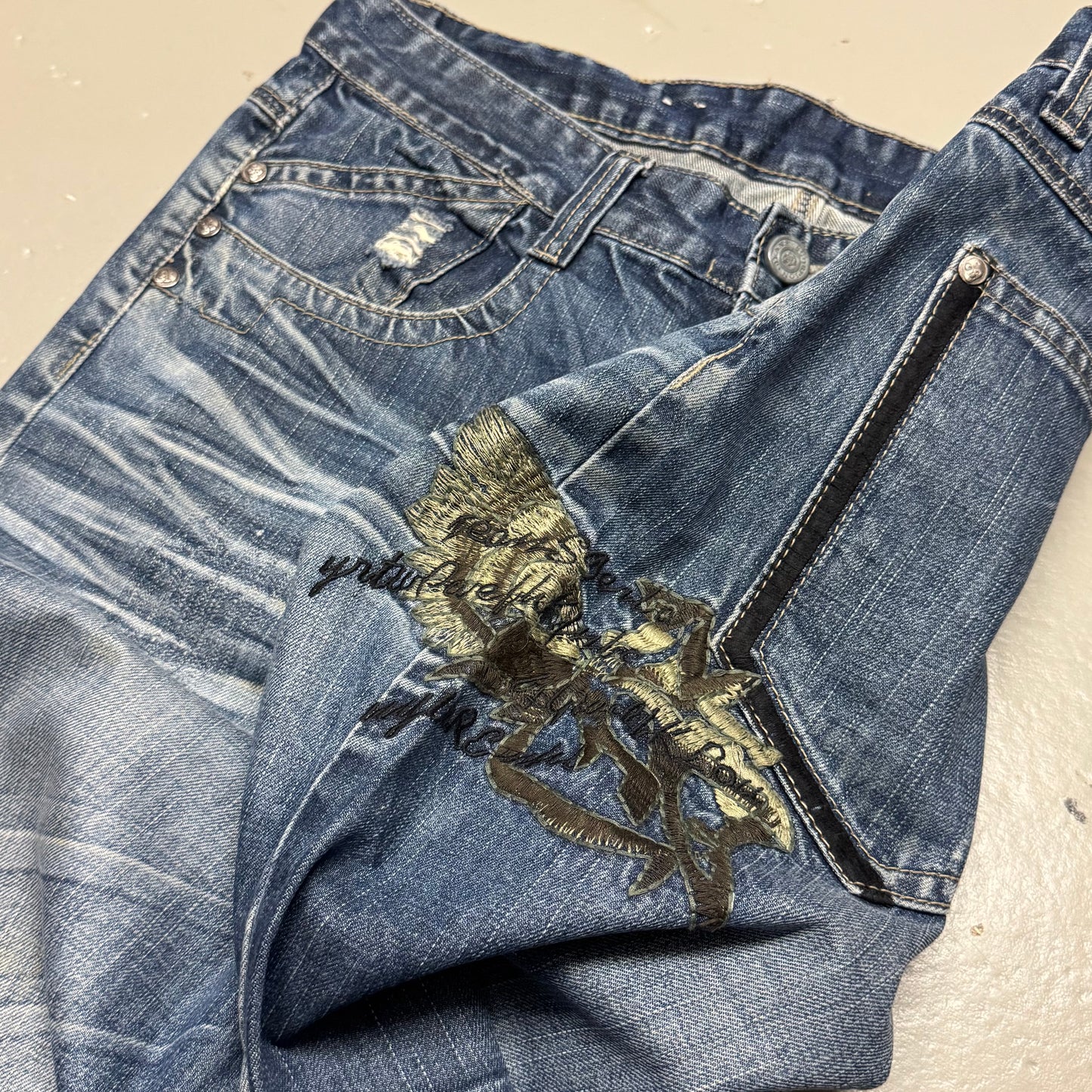 2000‘s Scorpion Archive Baggy Jeans *rare 34x34