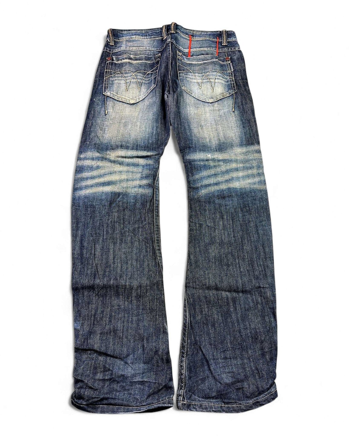 2000's TOUGH Japanese Archive Straight Jeans *very rare 34x34 (L)