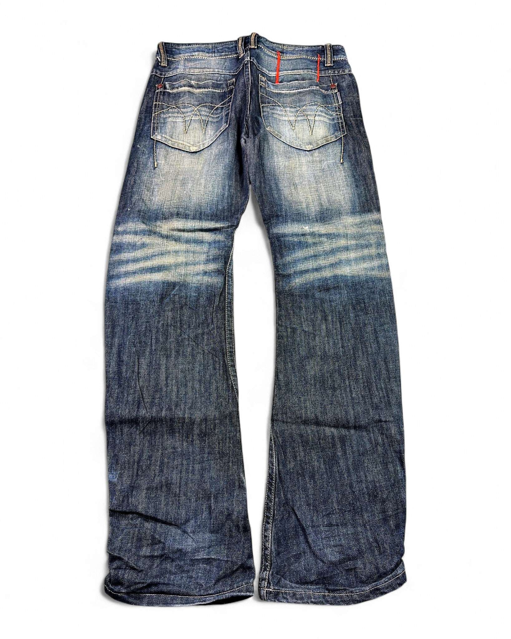 2000's TOUGH Japanese Archive Straight Jeans *very rare 34x34 (L)