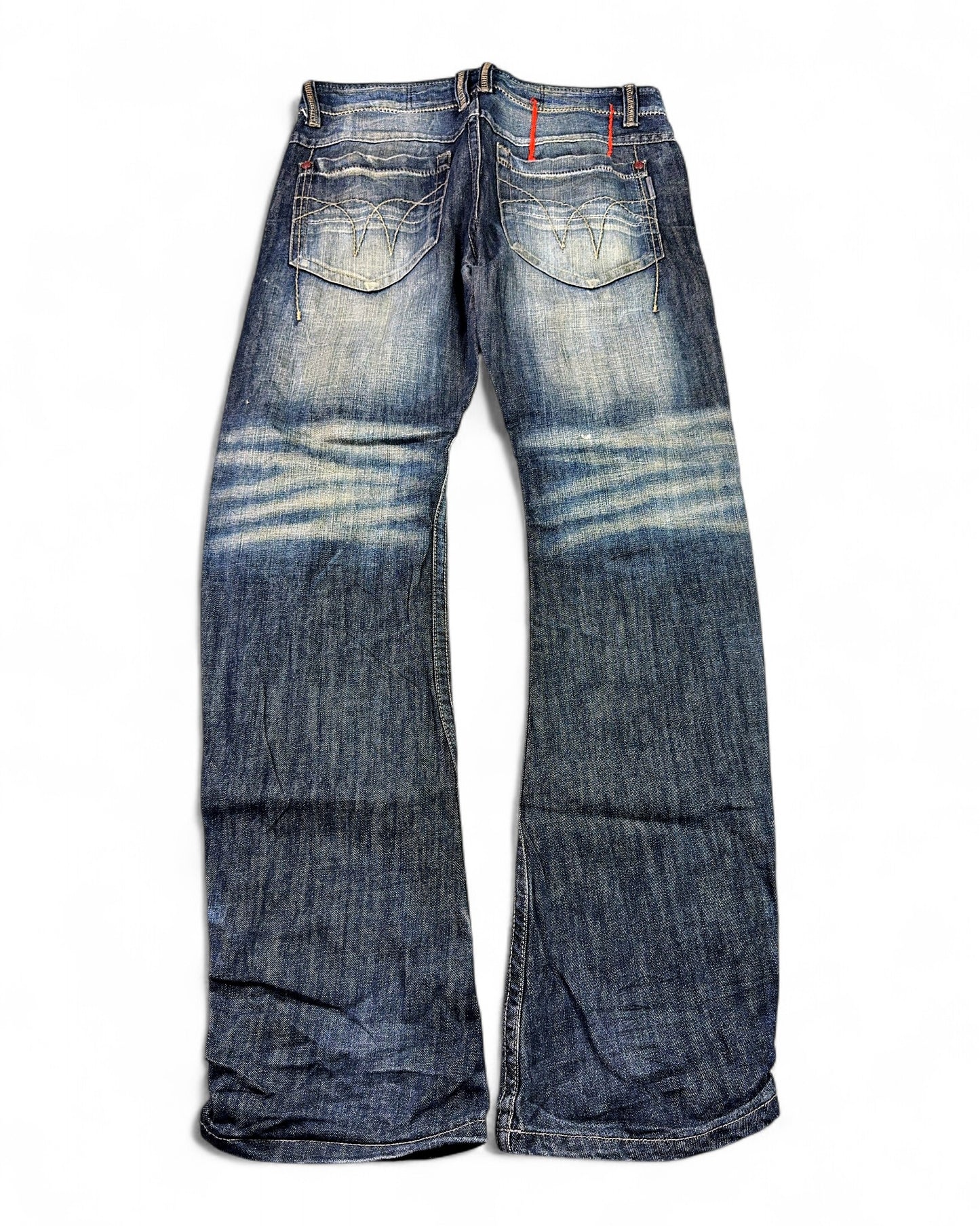 2000's TOUGH Japanese Archive Straight Jeans *very rare 34x34 (L)