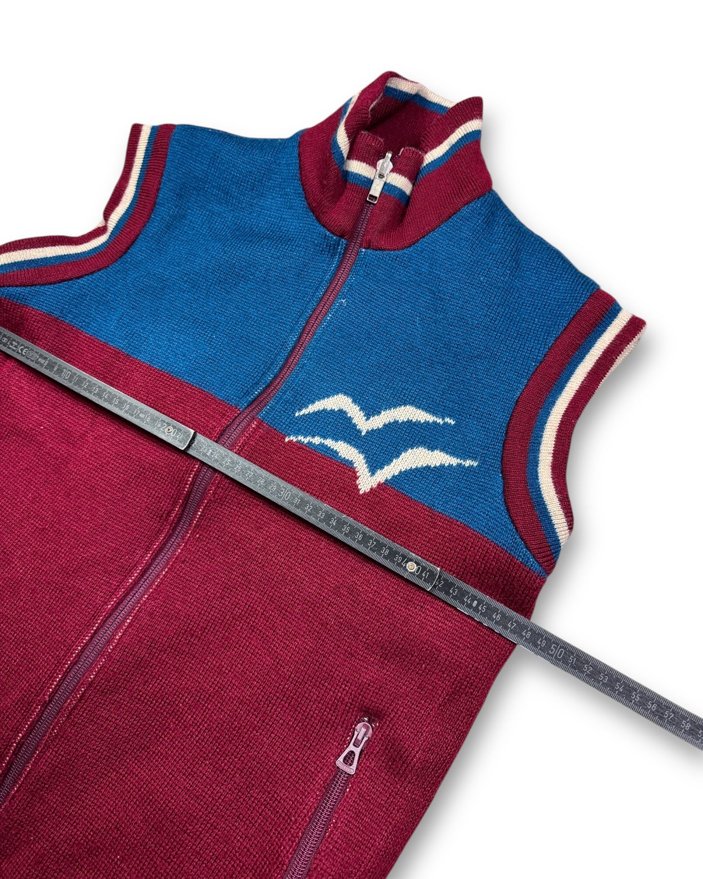 1980's Colmar 2in1 Reversible Knit Vest *very rare (M)