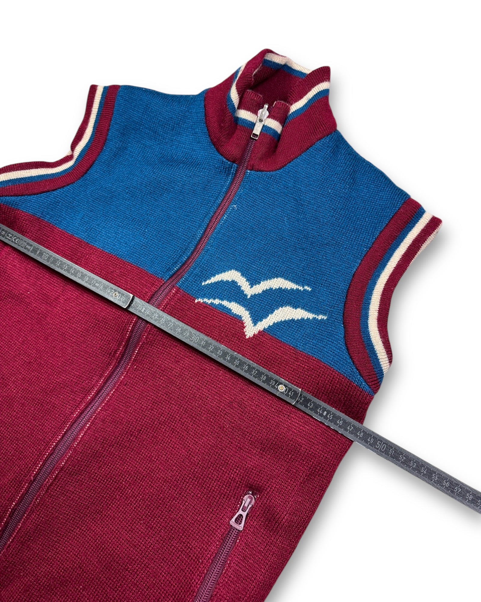 1980's Colmar 2in1 Reversible Knit Vest *very rare (M)