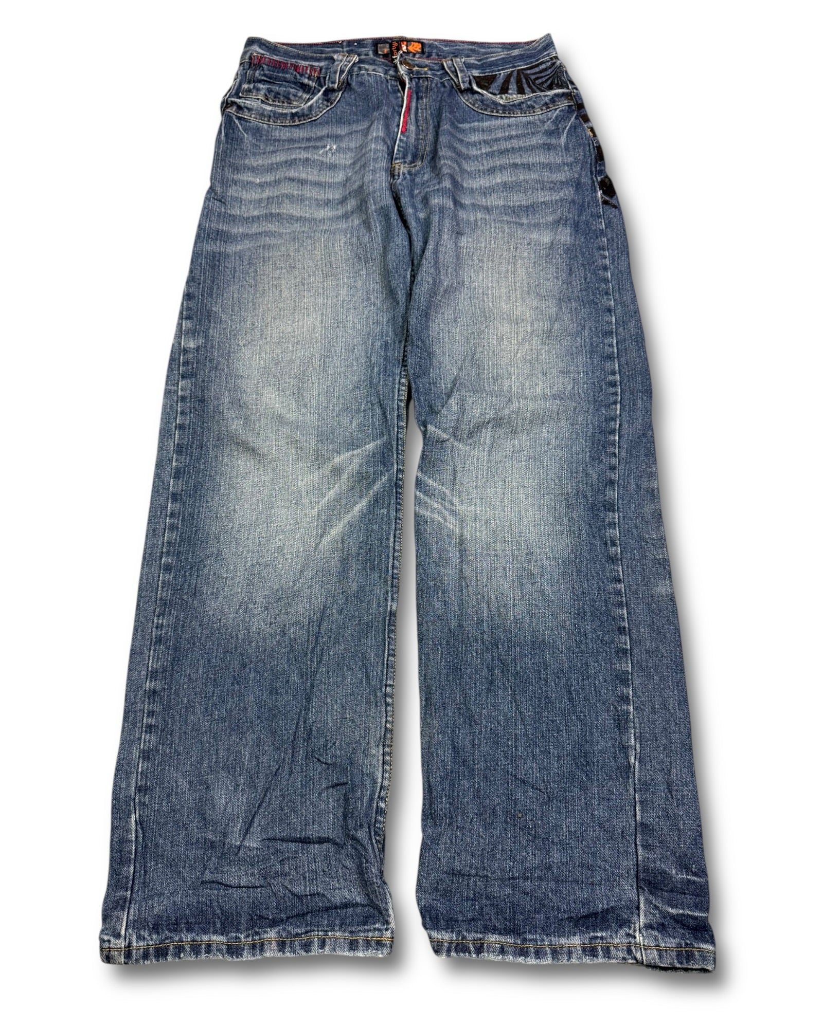 2000's Akademiks Hip Hop Baggy Jeans *very rare 32x32 (M)