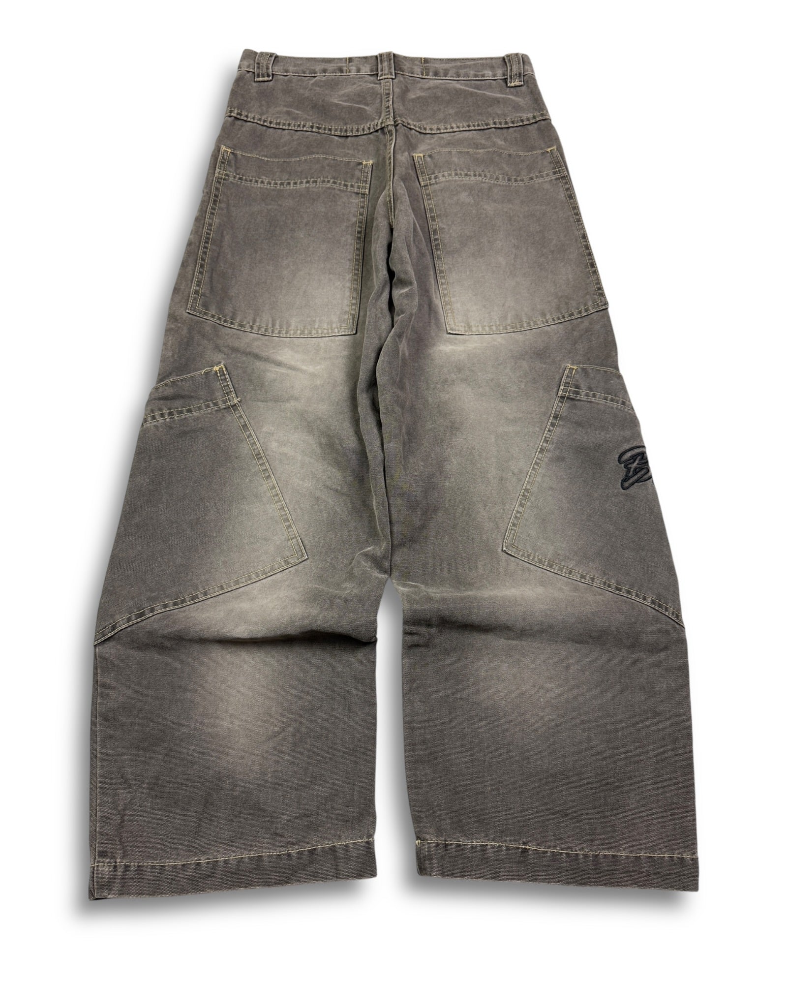 2000's BAD+MAD Hip Hop Baggy Jeans *very rare 26x26 (XS)