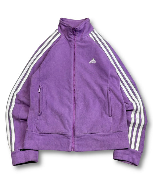 2000's Adidas Fleece Track Jacket Women's *rare (S)