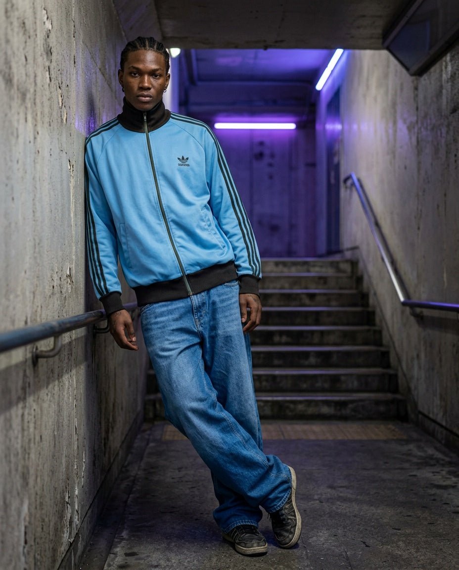 1980's Adidas Track Jacket *very rare (M) - Lennys Vintage
