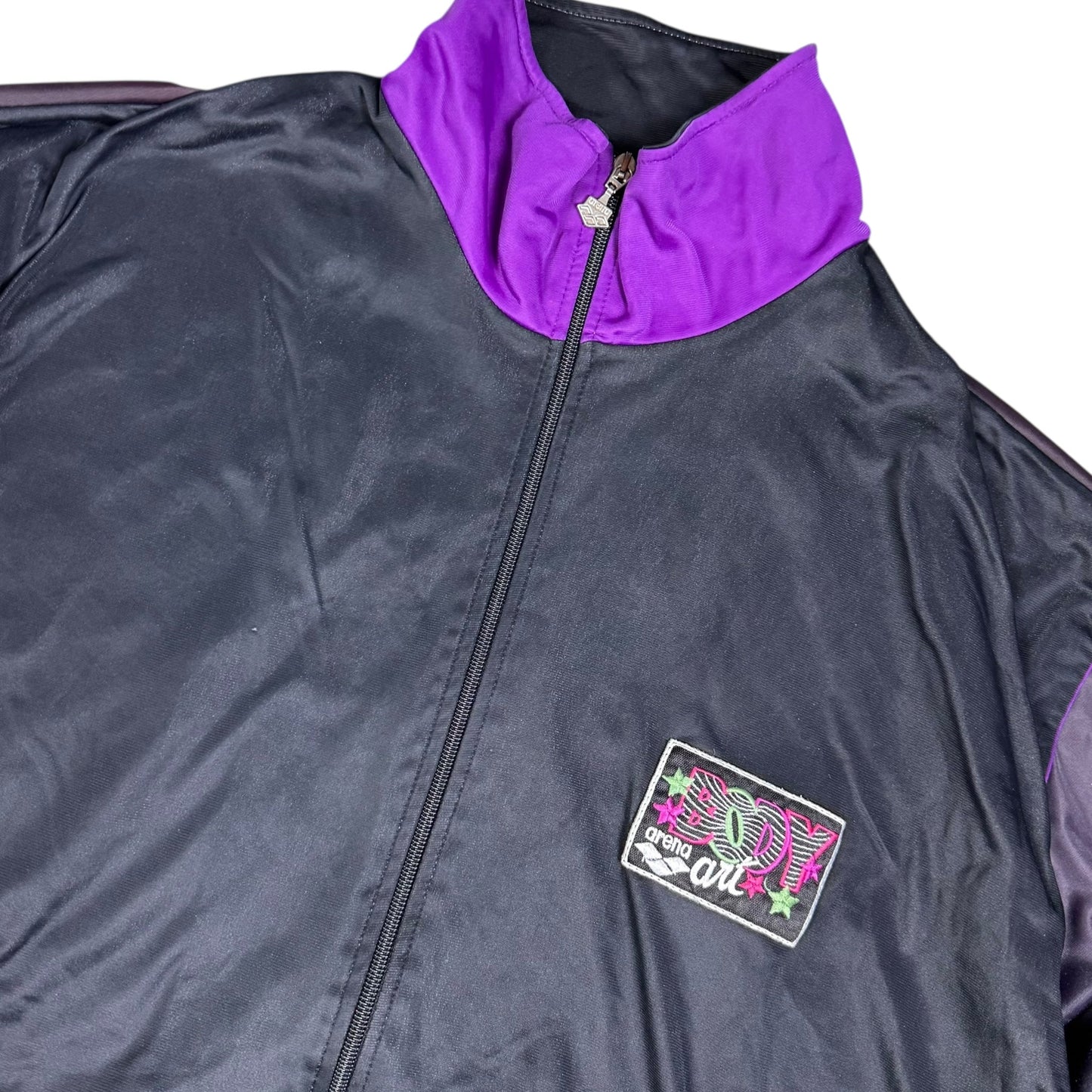 1980‘s Arena Body Art Track Jacket *rare (XL) - Lennys Vintage