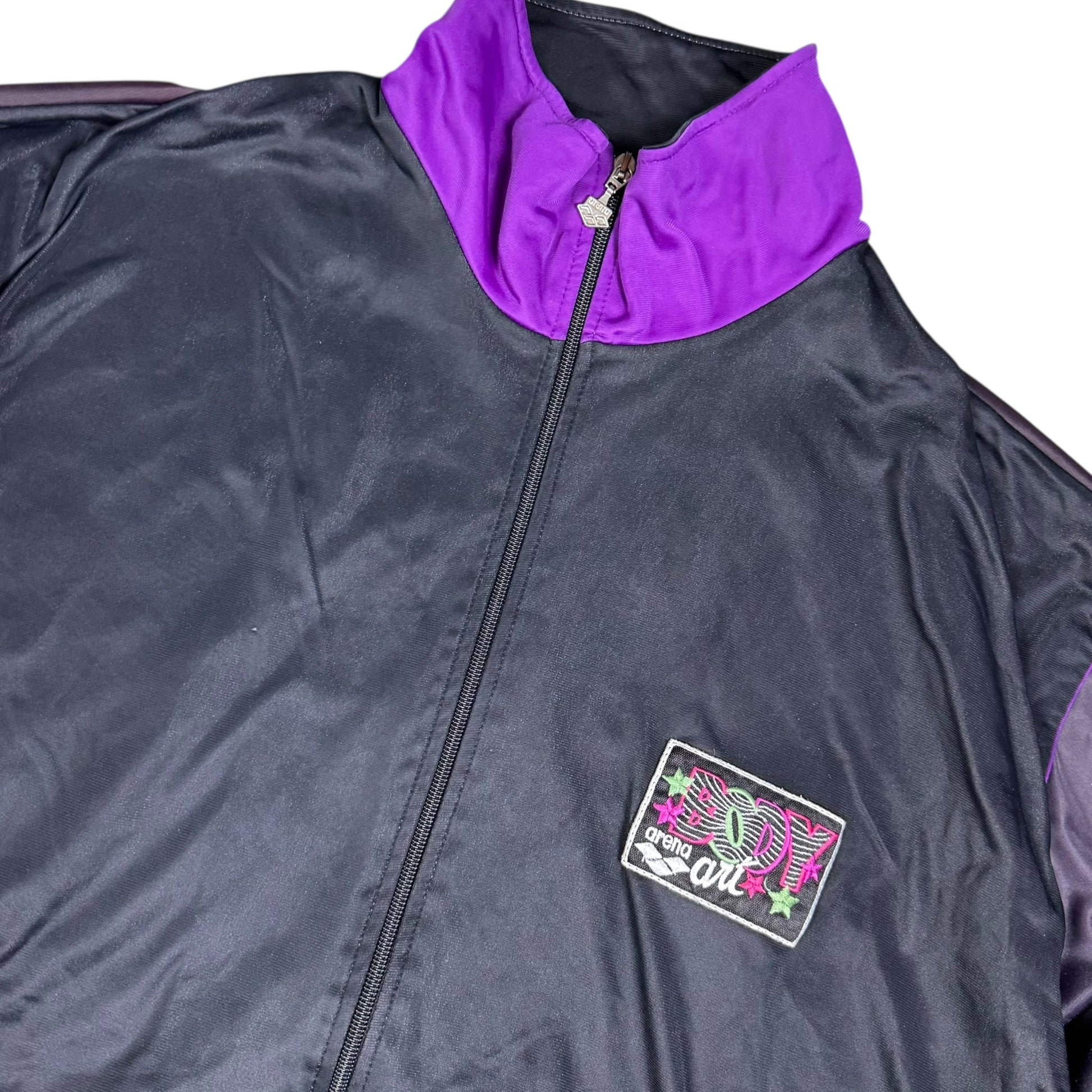 1980‘s Arena Body Art Track Jacket *rare (XL) - Lennys Vintage