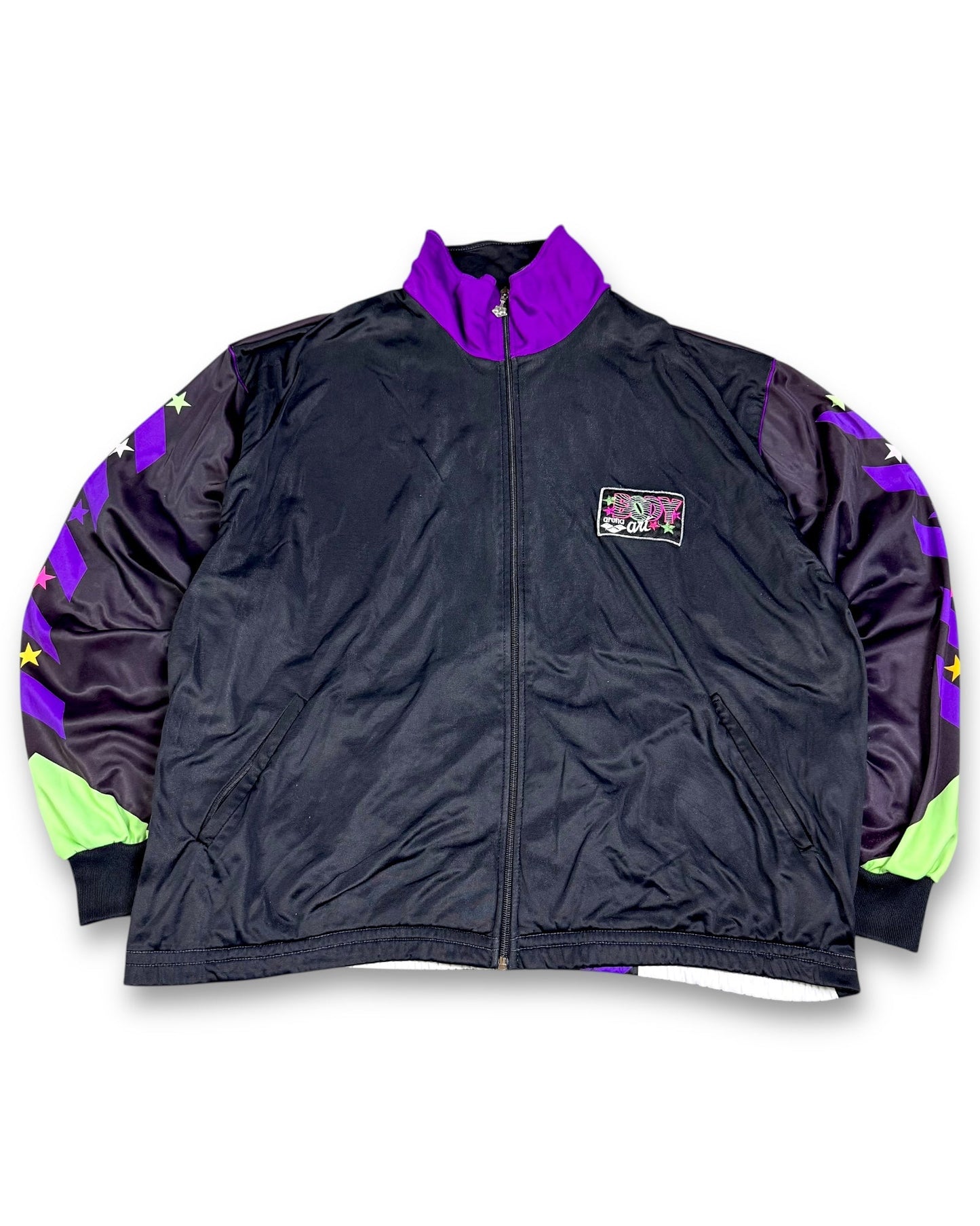 1980‘s Arena Body Art Track Jacket *rare (XL) - Lennys Vintage