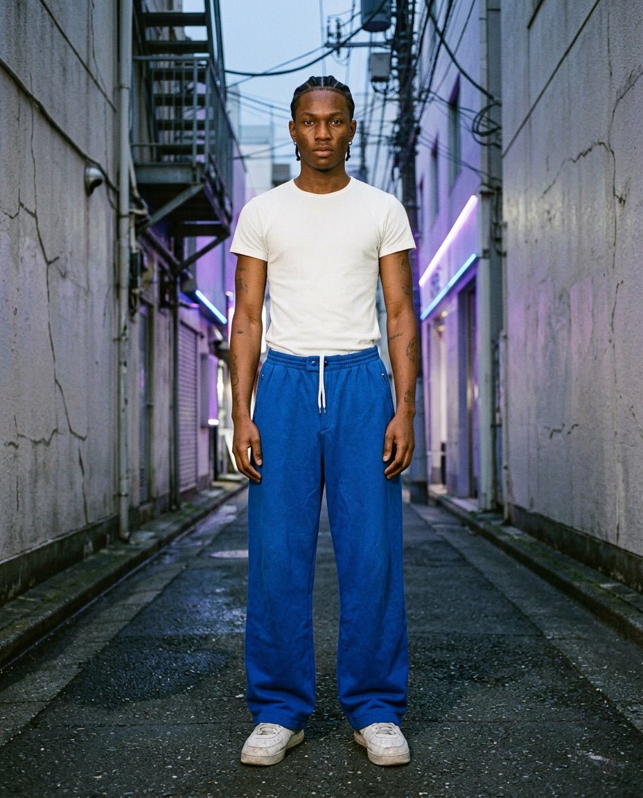 1980's Baggy Track Pants *very rare (M) - Lennys Vintage