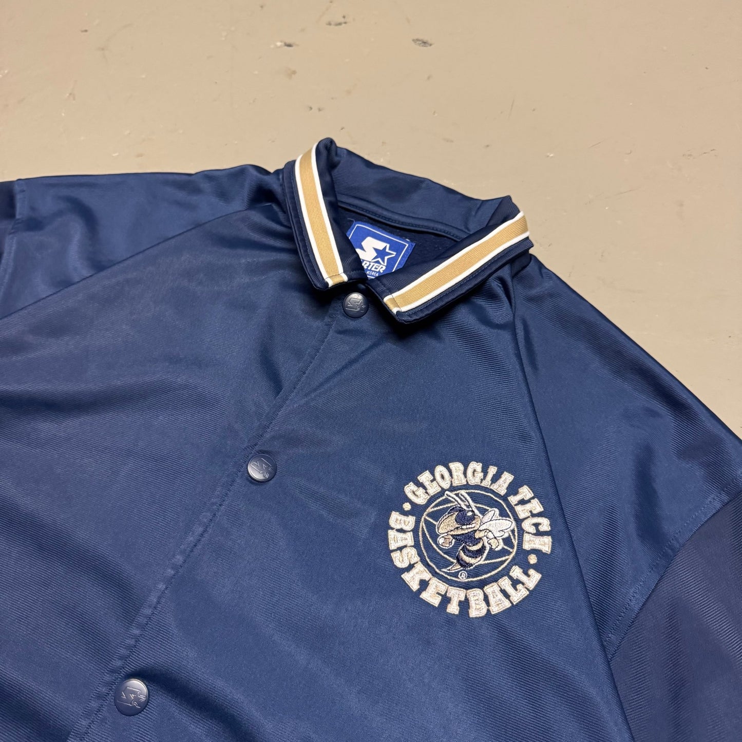 1980‘s Georgia Tech Basketball Jersey Shirt made in Korea *extremely rare (XXL) - Lennys Vintage