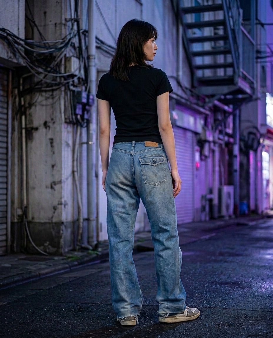 1980's Levi´s Baggy Jeans Women's *very rare 25x30 (XS) - Lennys Vintage