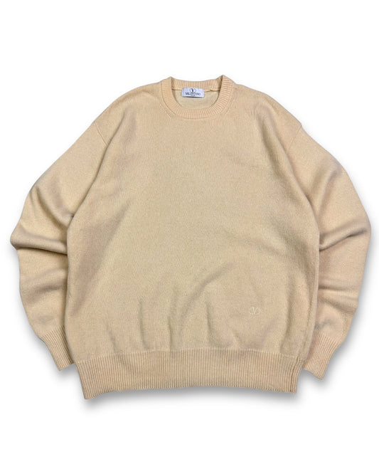 1980‘s Valentino Studio Virgin Wool Sweater *extremely rare (M) - Lennys Vintage