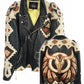 1980’s VOLCANO Native American Handmade Biker Leather Jacket *extremely rare (L) - Lennys Vintage