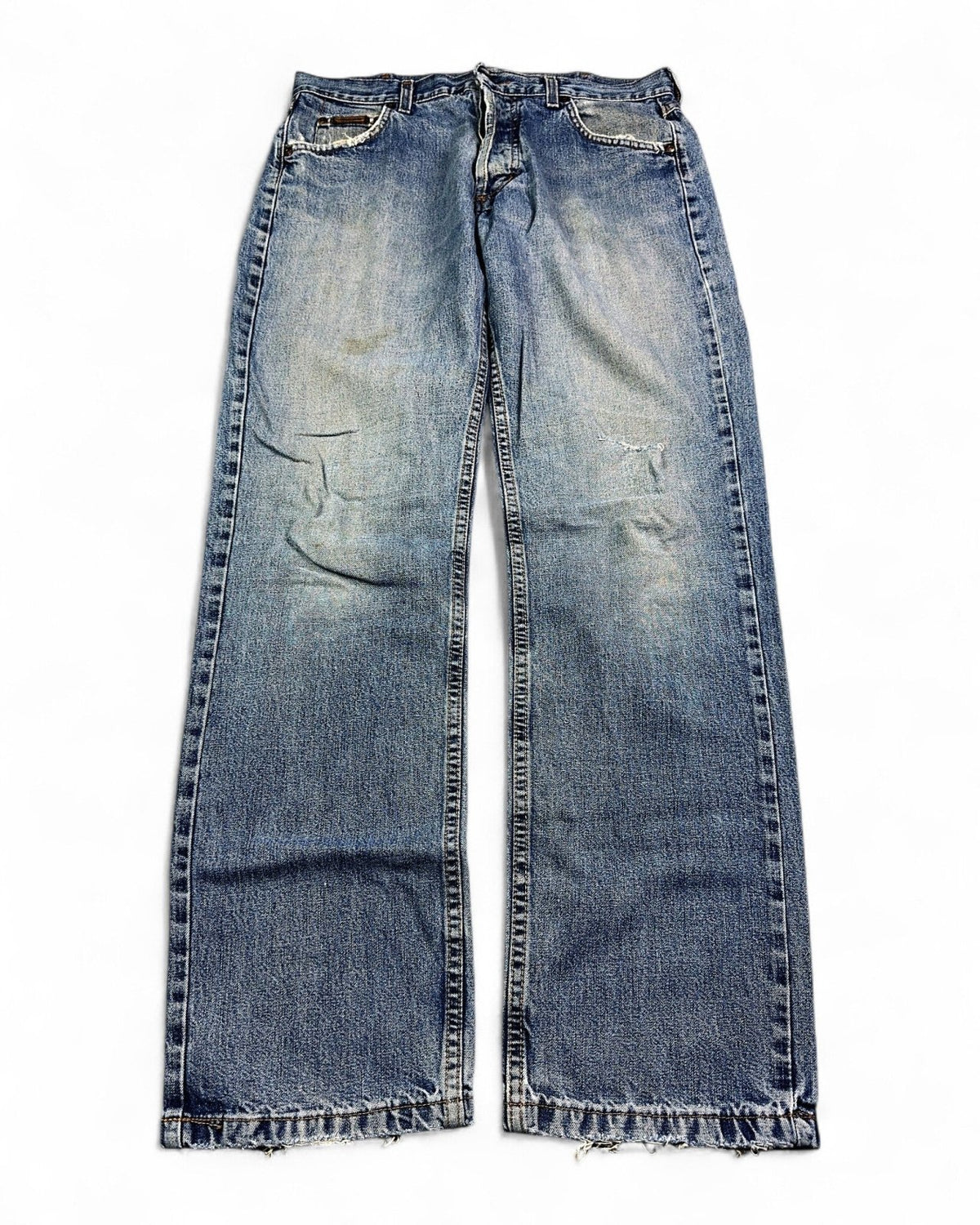 1980's Wrangler Straight Jeans *very rare 32x32 (M) - Lennys Vintage