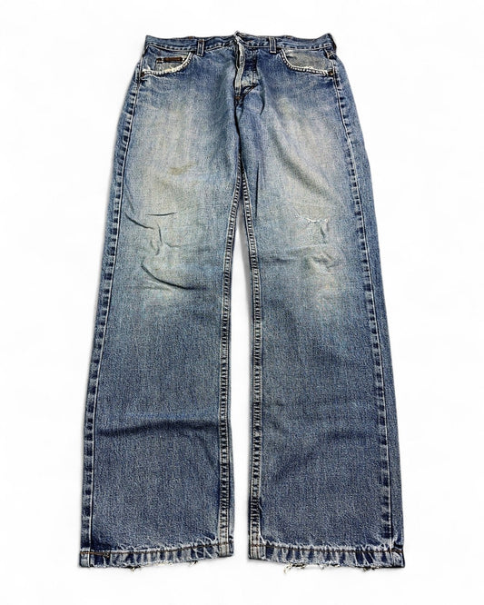 1980's Wrangler Straight Jeans *very rare 32x32 (M) - Lennys Vintage