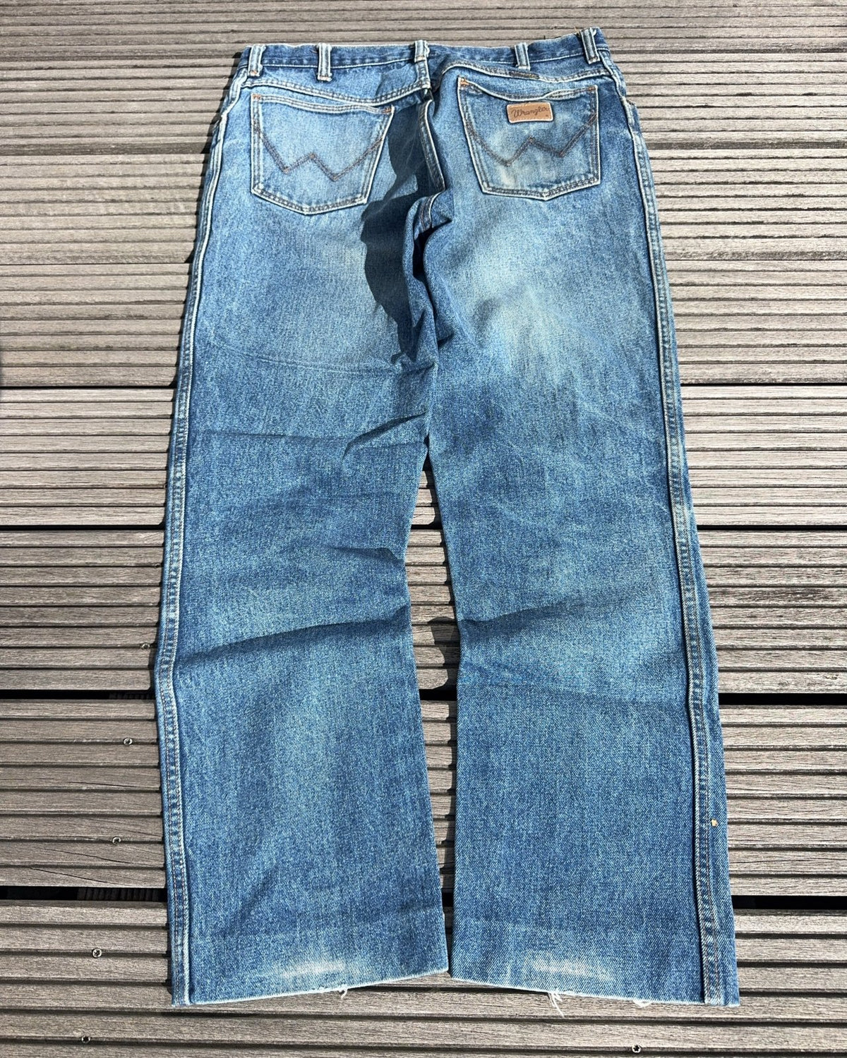 1980's Wrangler Straight/Baggy Jeans *very rare 33x28 (M) - Lennys Vintage