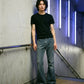 1990's Big Blue Bootcut Pants *very rare 30x34 (M) - Lennys Vintage