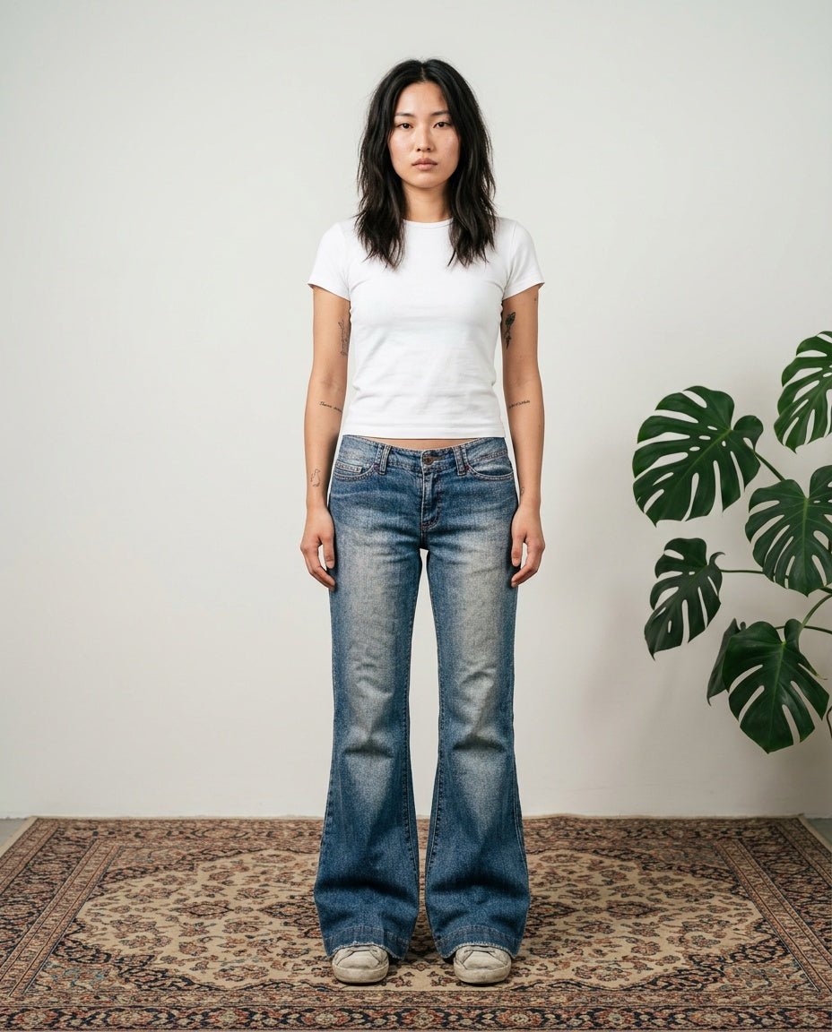 1990's Big Brand Low Waist/Bootcut Jeans Women's *rare W30 (M) - Lennys Vintage