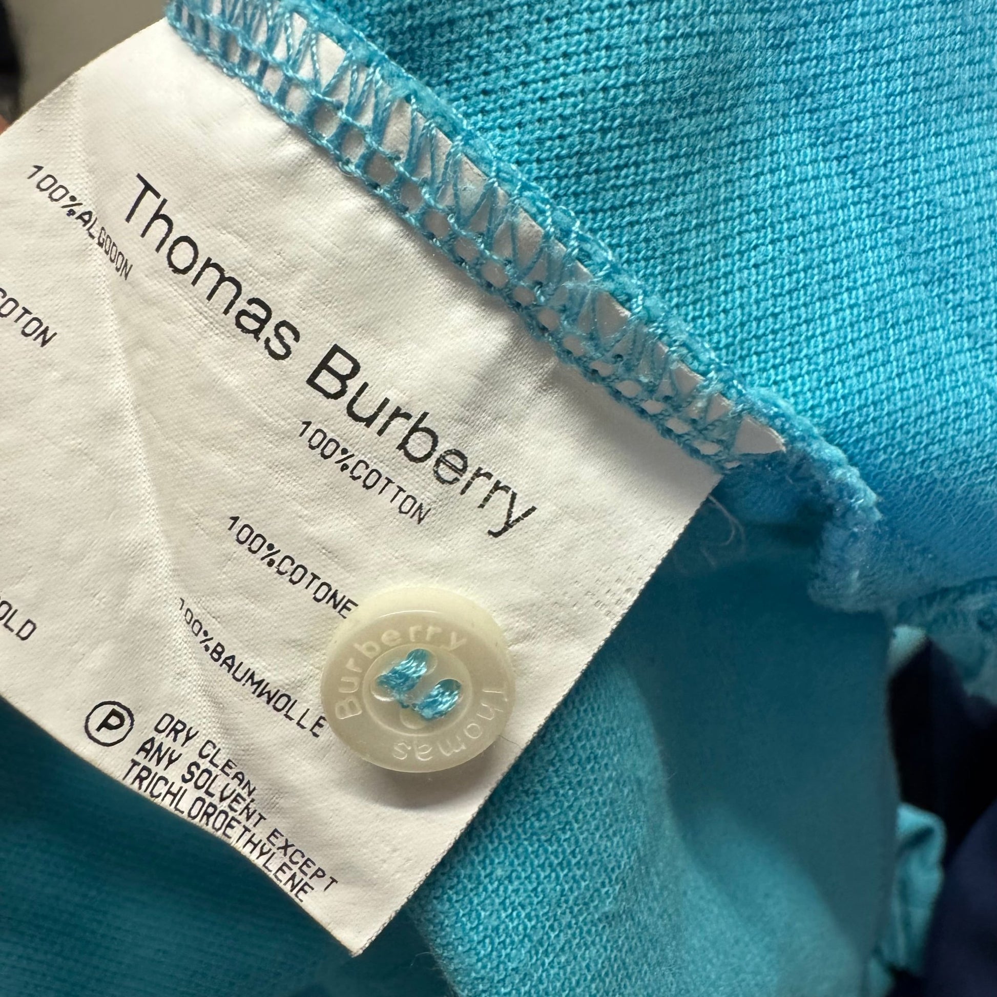 1990‘s Burberry Polo Shirt *rare (S) - Lennys Vintage