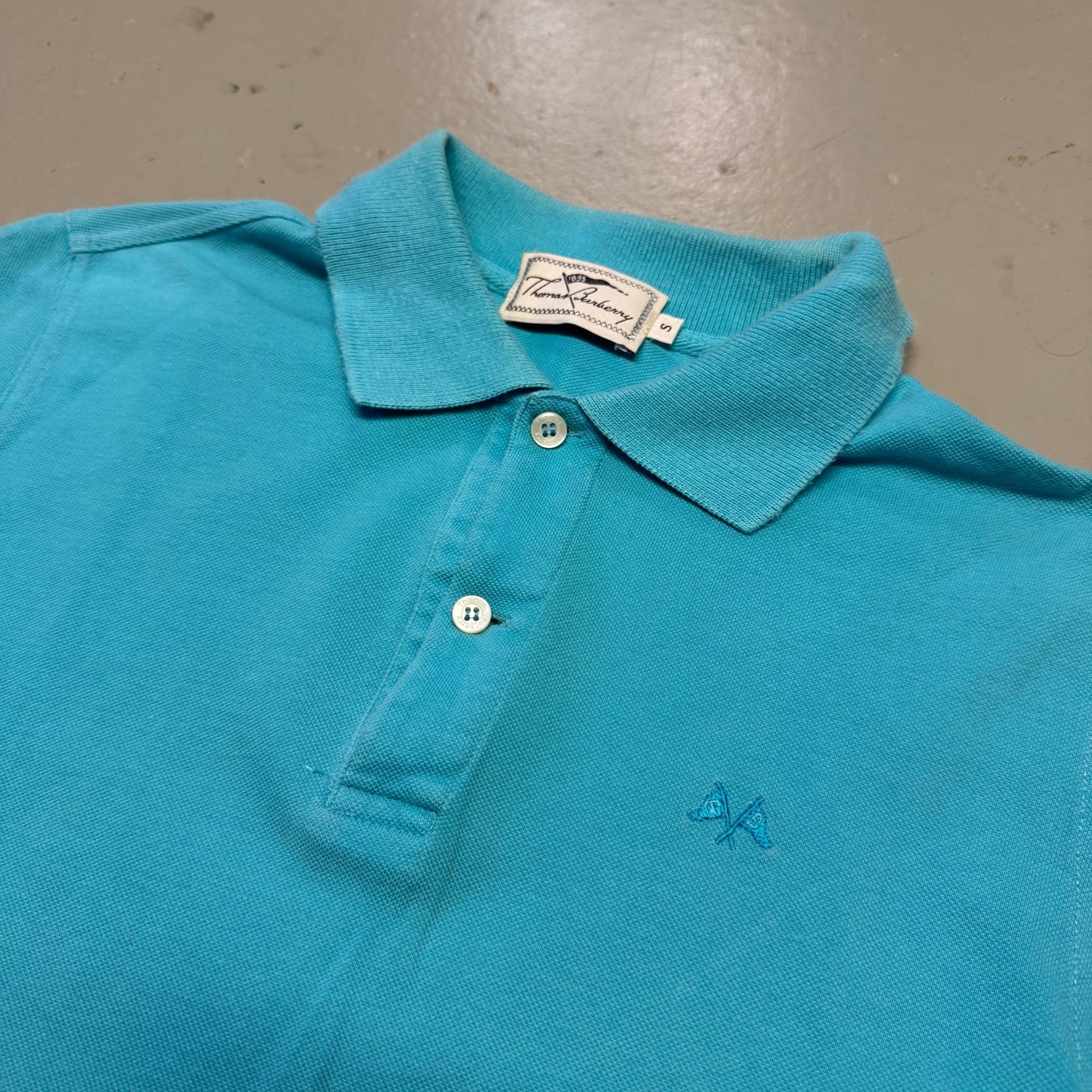 1990‘s Burberry Polo Shirt *rare (S) - Lennys Vintage