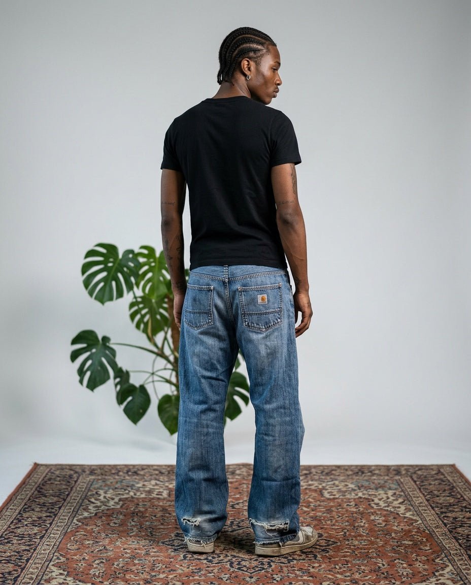 1990's Carhartt Baggy Jeans *rare 34x32 (L) - Lennys Vintage
