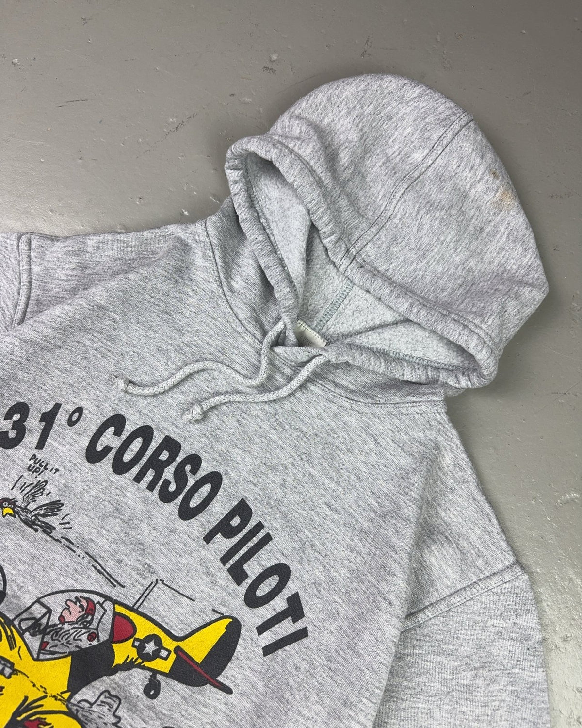 1990's Corso Piloti Hoodie Men's *rare (L) - Lennys Vintage