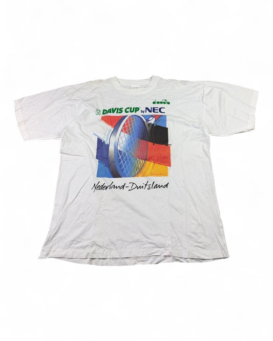 1990's Diadora Tennis T-shirt *rare (XXL) - Lennys Vintage