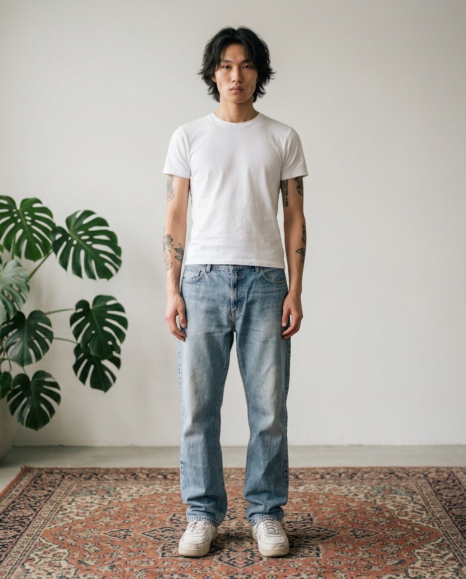 1990's Edwin made in Japan Japanese Archive Straight Jeans *very rare 30x32 (M) - Lennys Vintage