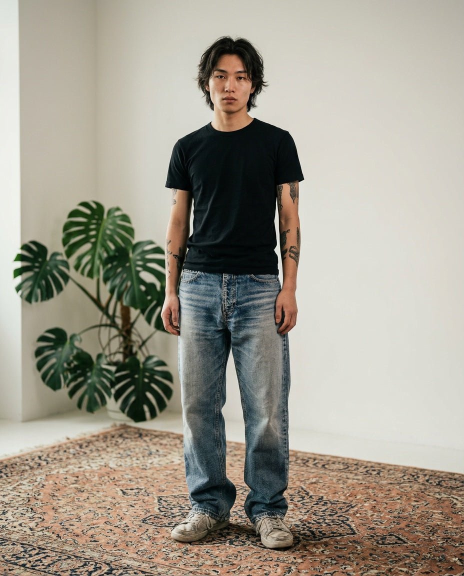 1990's Edwin made in Japan Japanese Straight Jeans *very rare 28x30 (S) - Lennys Vintage