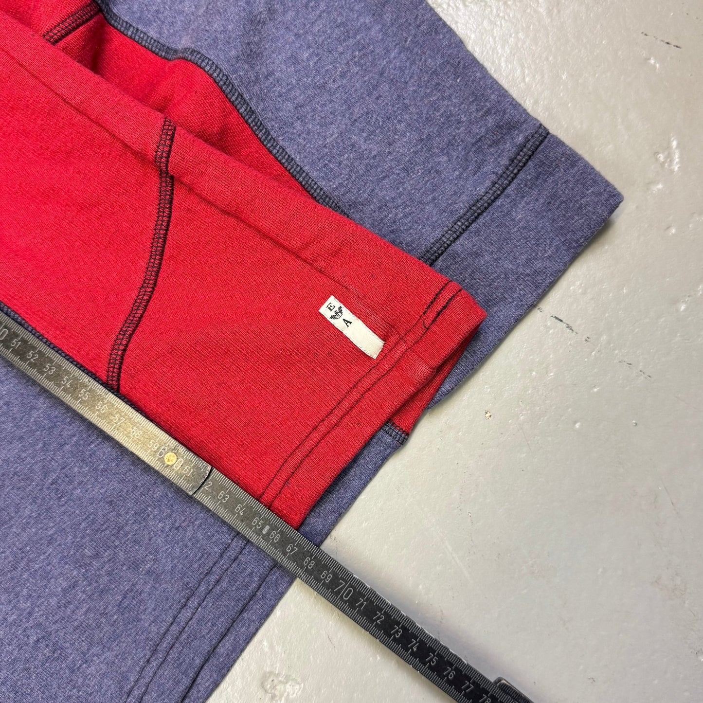 1990’s Emporio Armani Quarter Zip Sweater made in Italy *very rare (XL) - Lennys Vintage