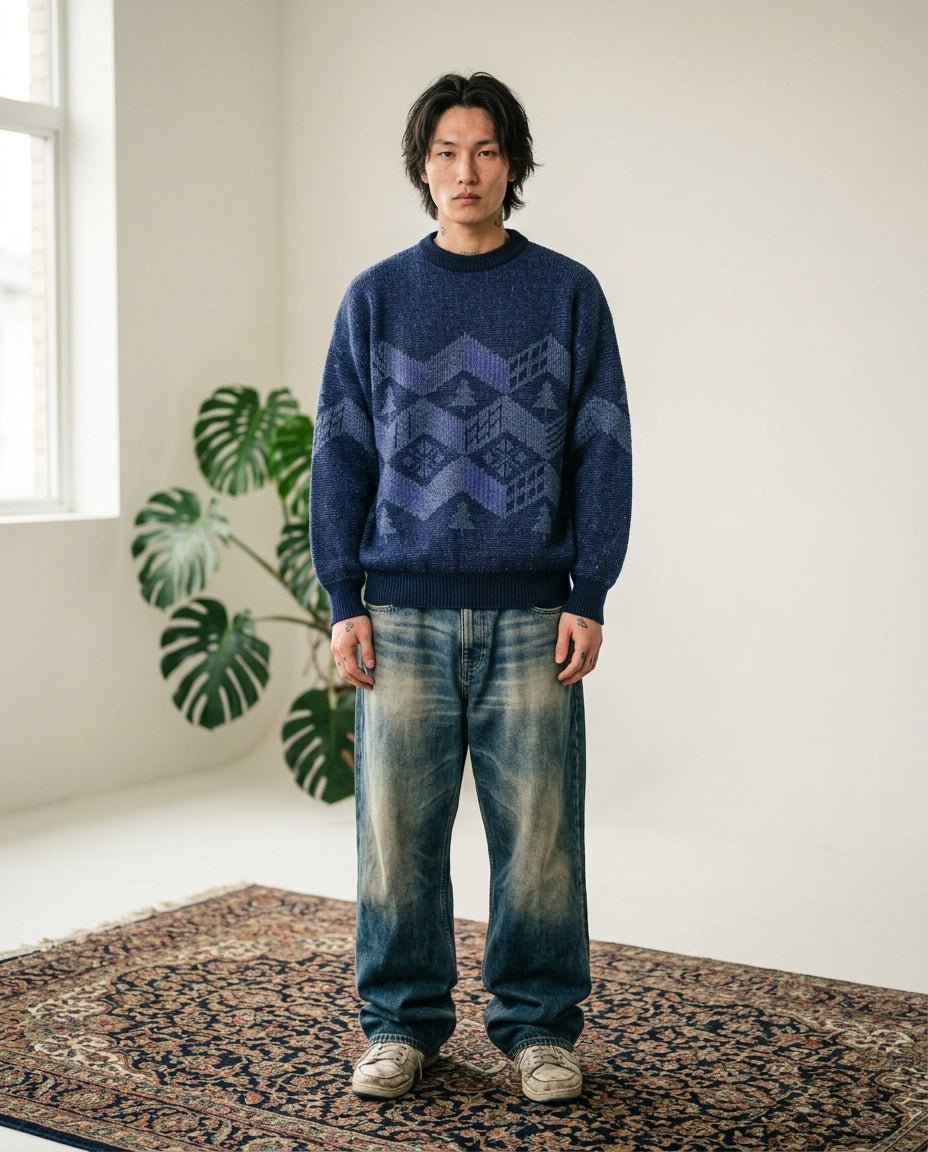 1990's Frode Hommes Sweater * (L) - Lennys Vintage