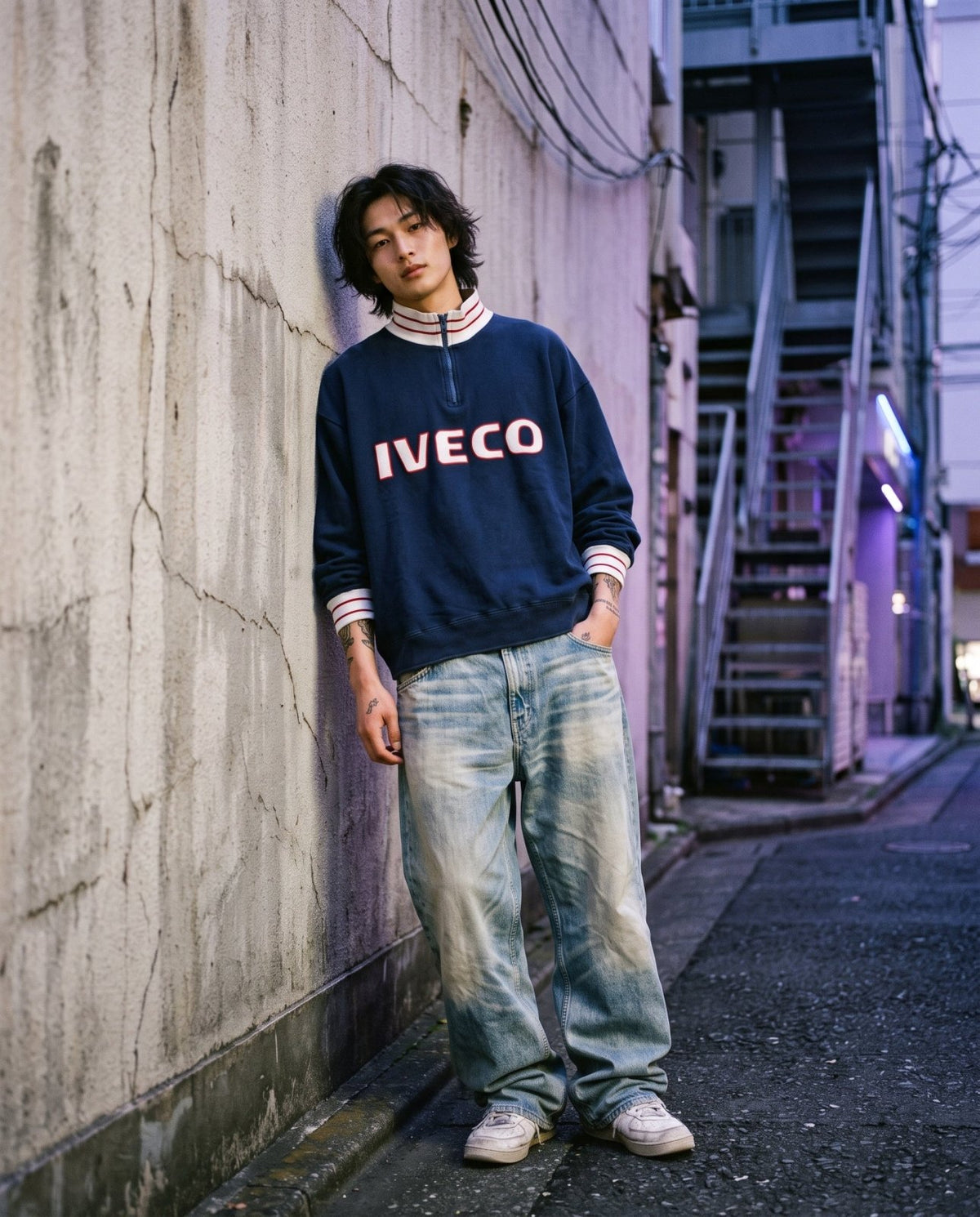 1990's Iveco Sweater * (XL) - Lennys Vintage