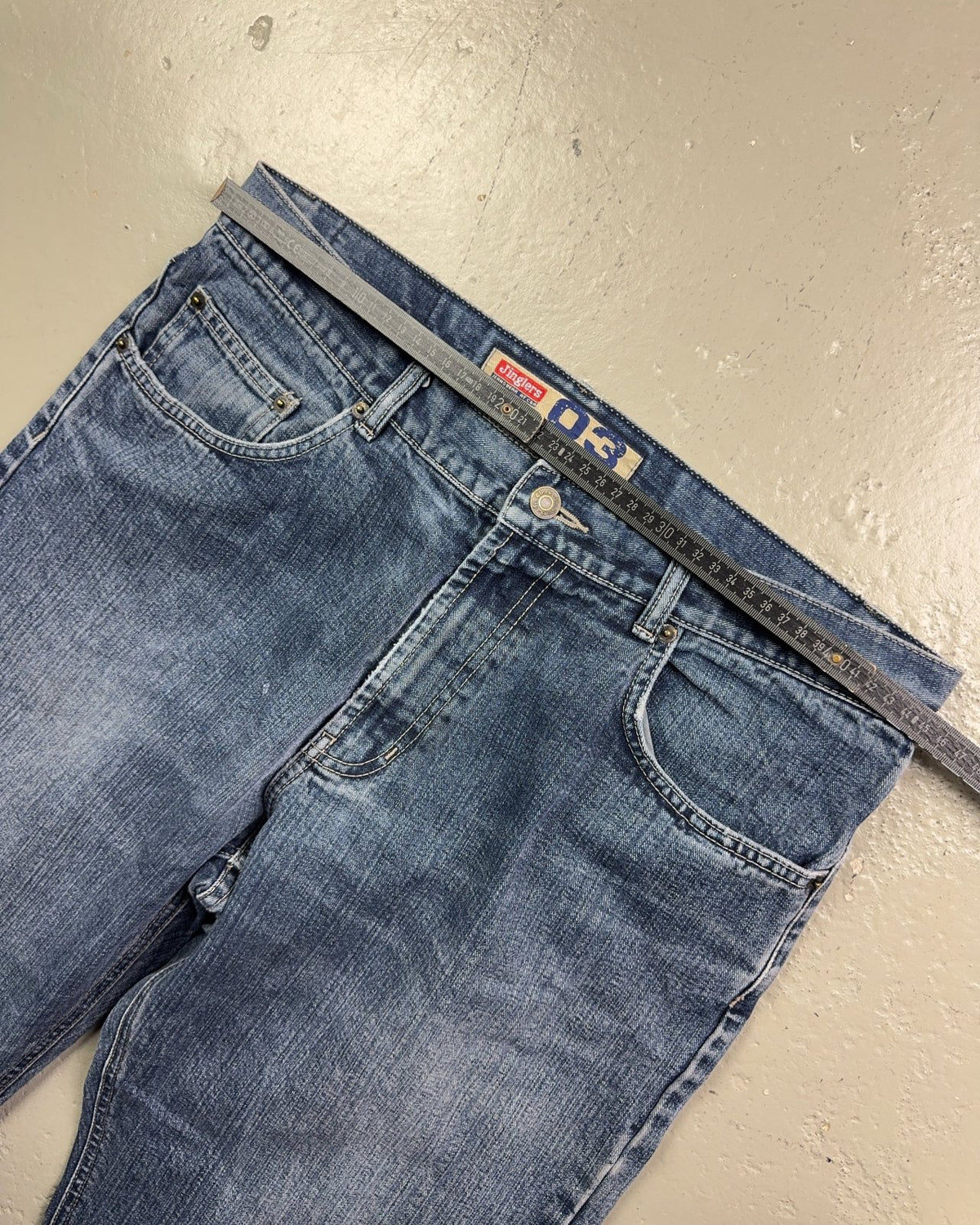 1990's Jinglers Straight/Baggy Jeans * 35x30 (L) - Lennys Vintage