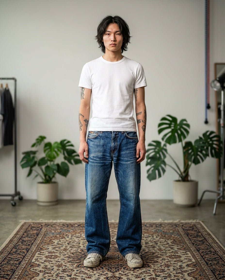 1990's Joker Straight/Baggy Jeans *rare 34x32 (L) - Lennys Vintage