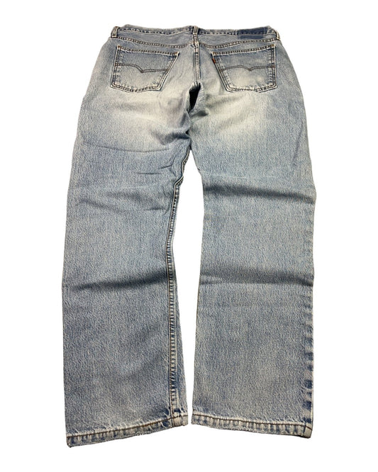 1990's Levi's Straight/Baggy Jeans *rare 38x34 (XXL) - Lennys Vintage