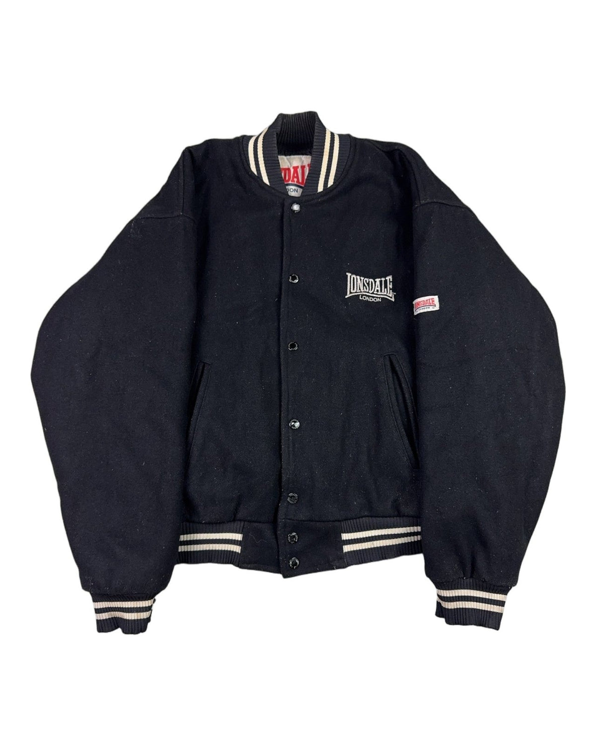 1990's Lonsdale College Wool Jacket made in England *very rare (L) - Lennys Vintage