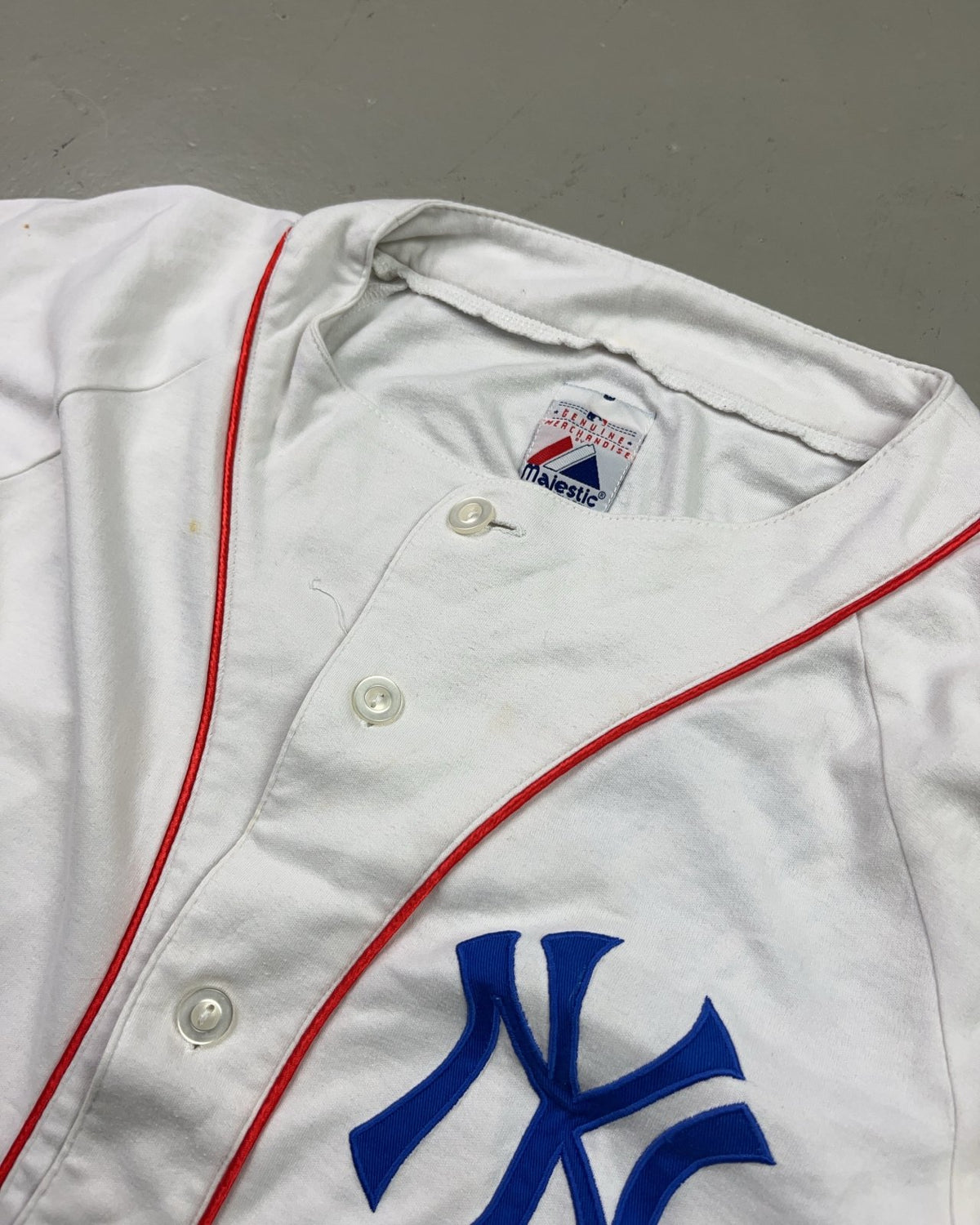 1990's New York Majestic Jersey/Shirt *rare (S) - Lennys Vintage