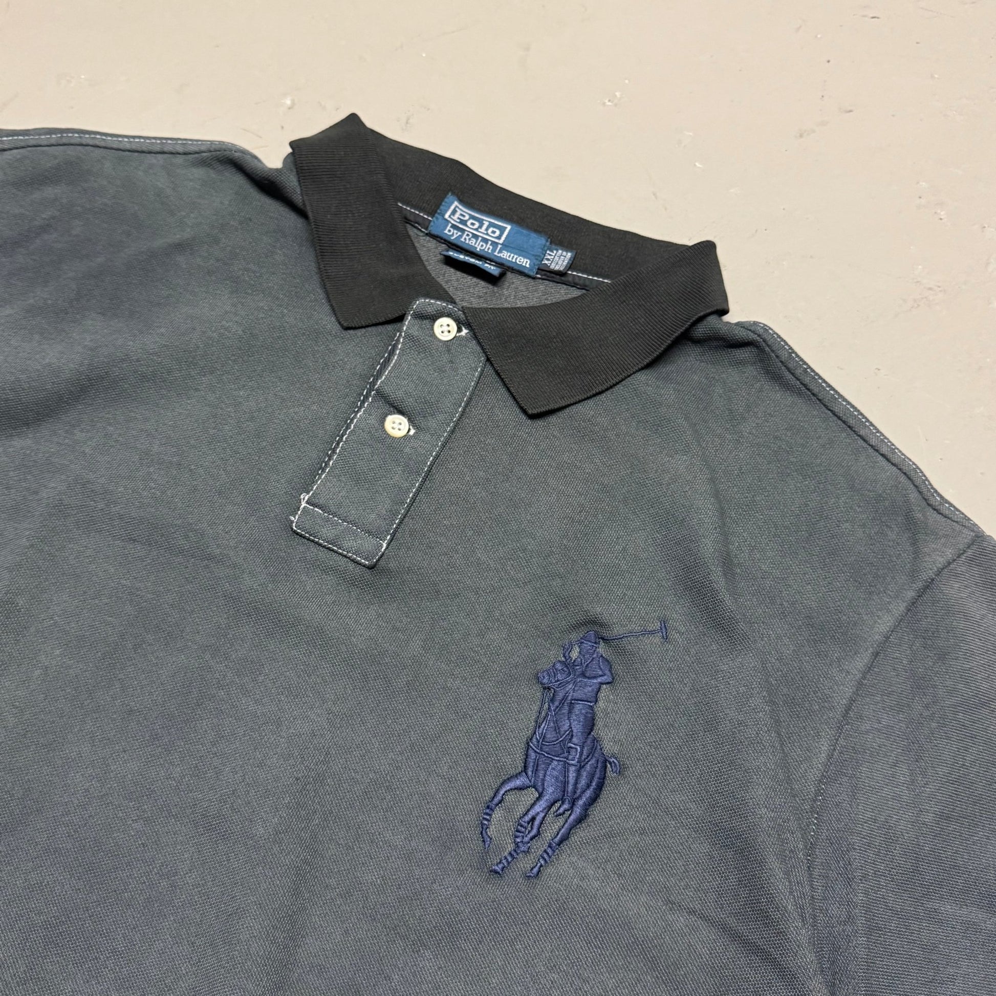 1990‘s Ralph Lauren Big Pony Polo Shirt *rare (XXL) - Lennys Vintage