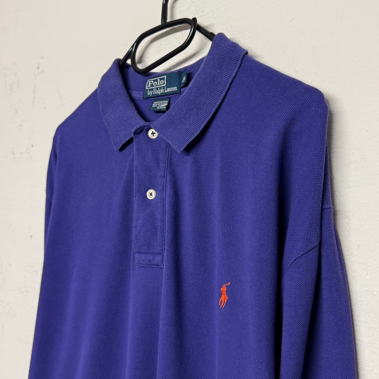 1990‘s Ralph Lauren Purple Polo Longsleeve (L) - Lennys Vintage