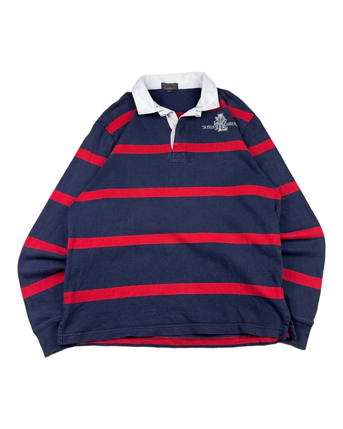 1990's Ralph Lauren Rugby Polo Longsleeve *rare (XL) - Lennys Vintage
