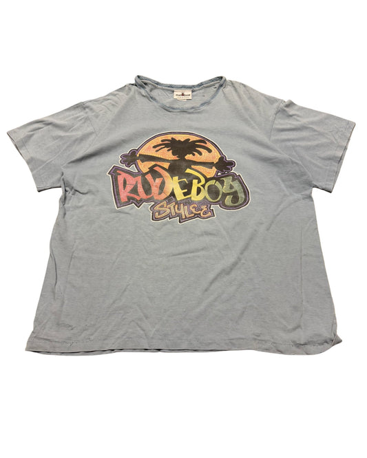 1990‘s Rude Boy Hip Hop Shirt made in U.S.A. *very rare (XL) - Lennys Vintage