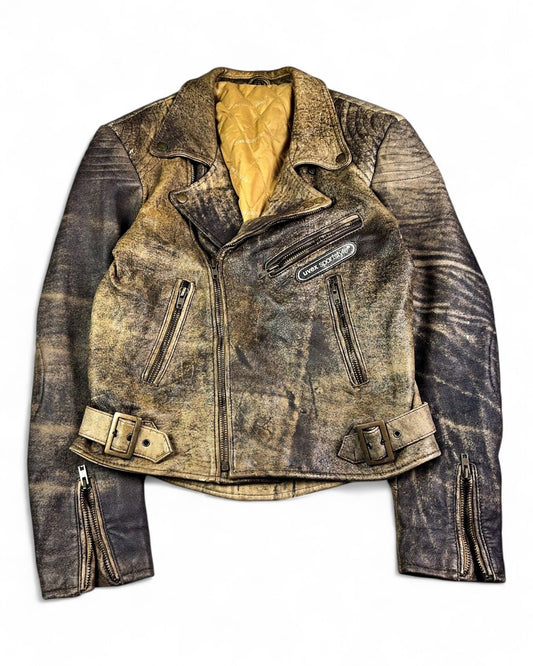 1990's Uvex Leather Jacket *very rare (M) - Lennys Vintage