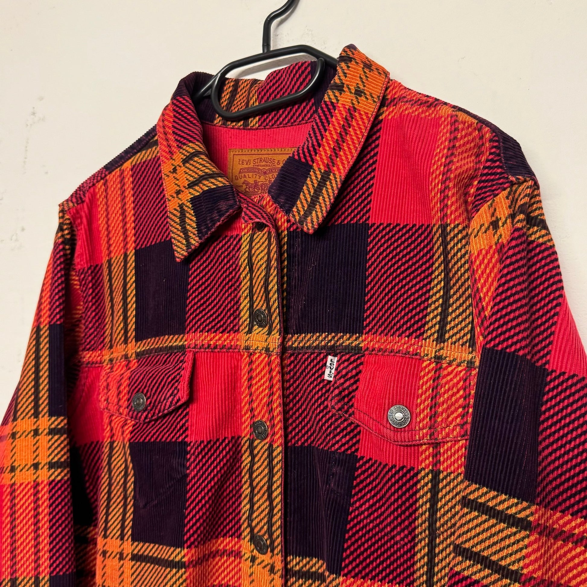 1996 Levi‘s Cord Jacket Women‘s *sehr selten (M) - Lennys Vintage